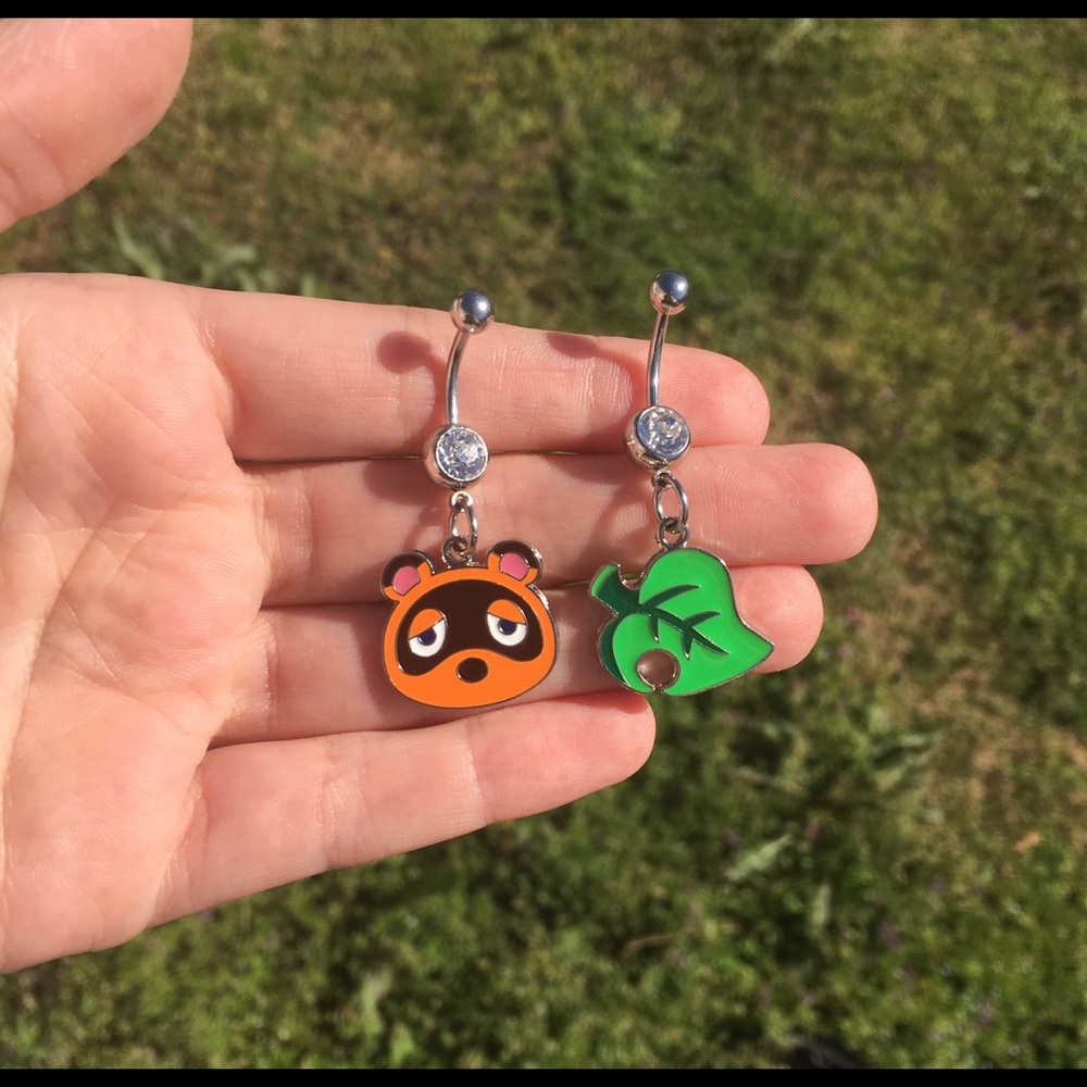 Animal Crossing Belly Ring